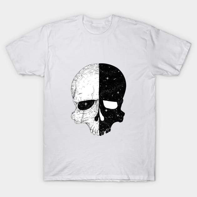 Star skull T-Shirt by Dracuria